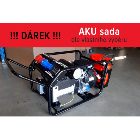 Honda TP 12 H + podvozek třífázová