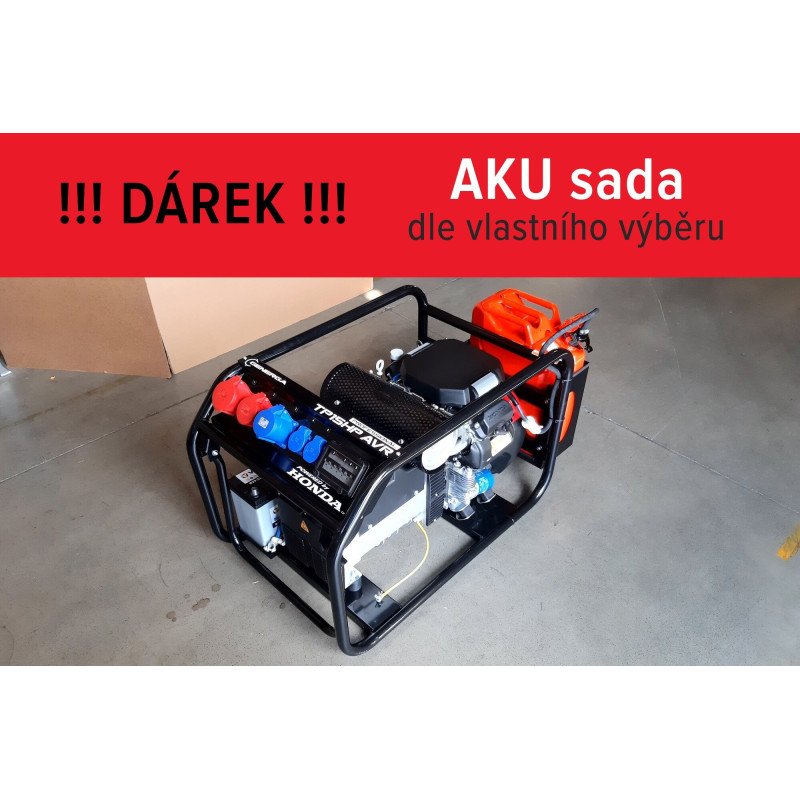 HondaTP 15 H AVR + podvozek třífázová